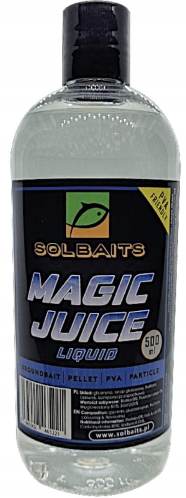 Zalewa Solbaits Pellet Liquid MAGIC JUICE 500ml method feeder Booster