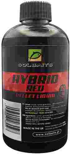 Zalewa Solbaits Pellet Liquid HYBRID RED 250ml method feeder Czerwona