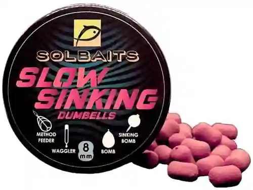 Solbaits Wafters SLOW SINKING RED DUMBELLS method feeder killer 8mm