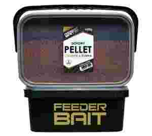 Feeder Bait Pellet Zanętowy GOTOWY w wiaderku 2mm CZOSNEK ŚLWIKA method