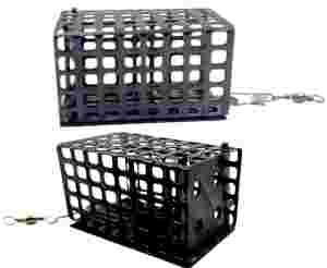 koszyk KOSZYCZEK 50g feeder kwadratowy gruntowy z plastikowym dnem