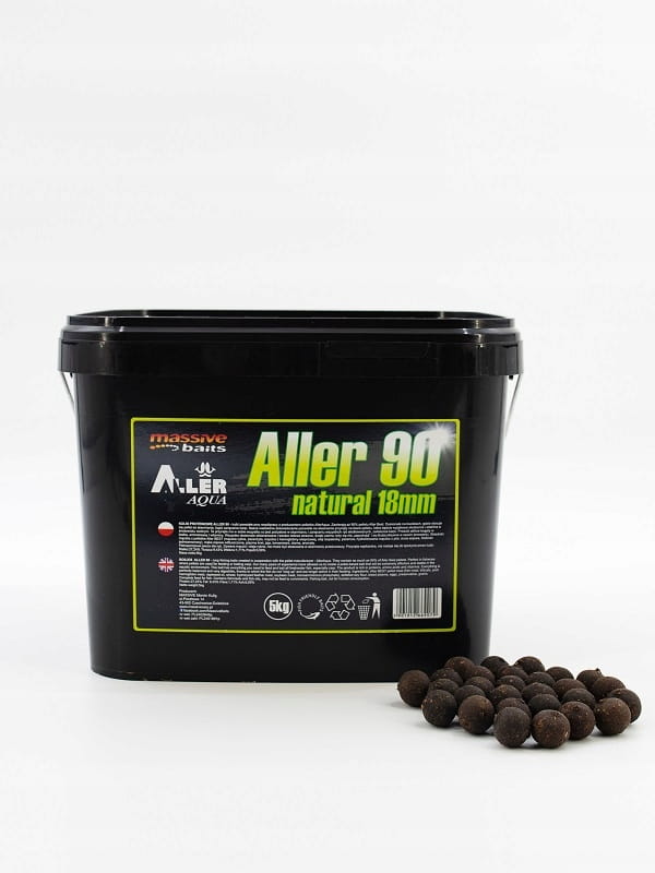 Kulki proteinowe karpia ALLER 90 SCOPEX 24mm MASSIVE BAITS wiaderko 5kg