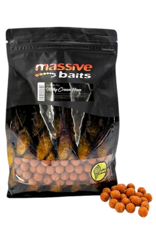 Kulki proteinowe MILKY CREAM 18mm 1kg SPECIAL BOILIES Massive Baits