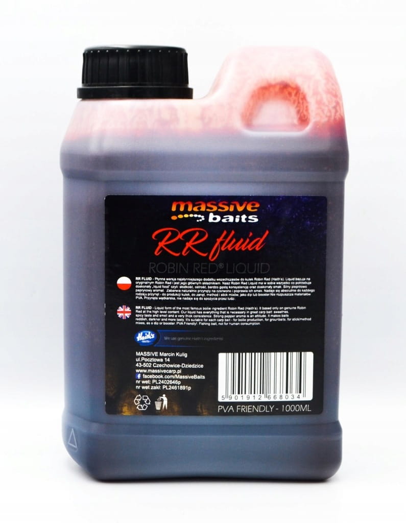Zalewa Massive Baits MILKY CREAM Liquid 1000ml dip booster 1L