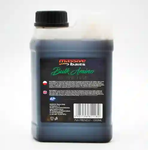 Zalewa Massive Baits ORGANIC HEMP Liquid 1000ml dip booster 1L
