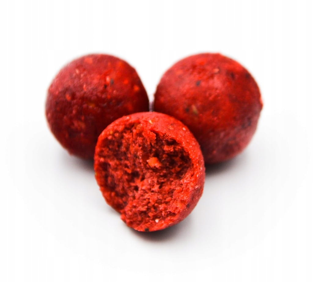 Kulki Proteinowe 18mm 1kg Massive Baits STRAWBERRY Eco Boilies