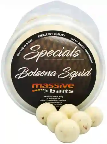 Kulki pop up Massive Baits BOLSENA SQUID 18mm 200ml Special Pop Ups