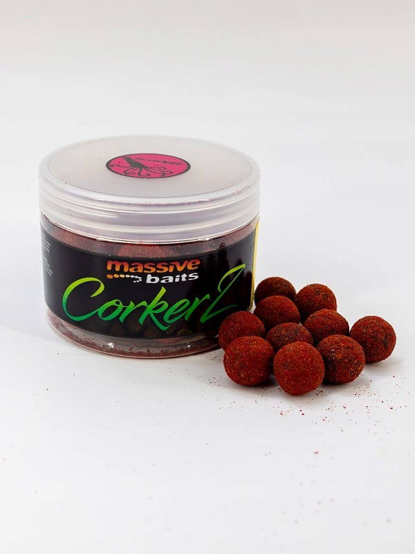 Massive Baits STRAWBERRY BERGAMOTTA Corkerz 22mm 300ml kulki wafters
