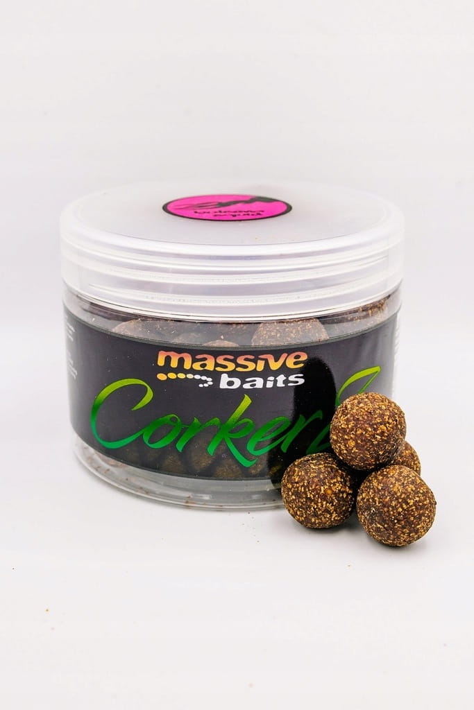 Massive Baits STRAWBERRY BERGAMOTTA Corkerz 22mm 300ml kulki wafters
