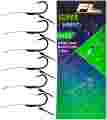 Przypony do method feeder hak nr14 na plecionce z bagnetem haki zadziorowe