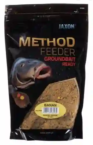 Zanęta Ready BANAN Gotowa Jaxon method feeder 750G karp lin karaś
