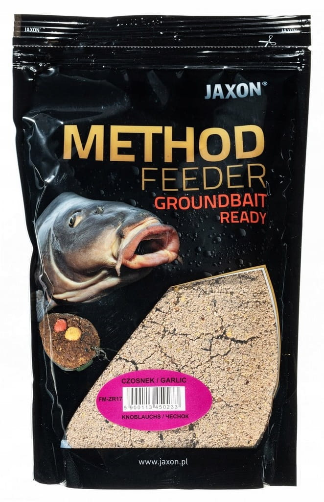 Zanęta Ready CZOSNEK Gotowa Jaxon method feeder 750G karp lin karaś