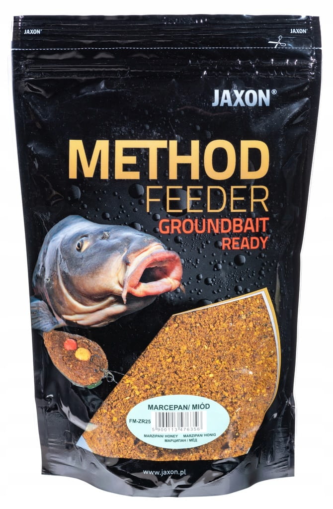 Zanęta Ready MARCEPAN MIÓD Gotowa Jaxon method feeder 750G karp lin karaś