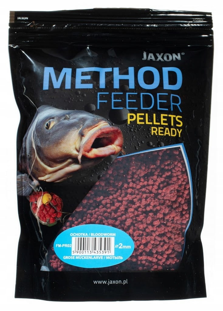 Pellet gotowy Jaxon Ready WANILIA 500g method feeder karp lin leszcz karaś