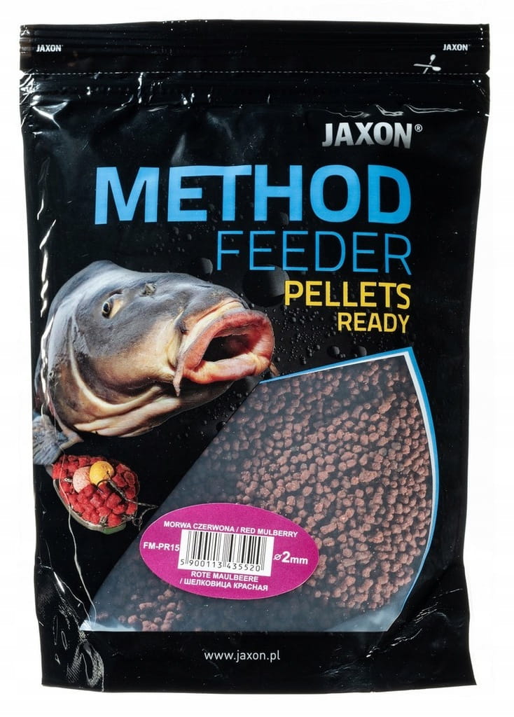 Pellet gotowy Jaxon Ready KONOPIE 500g method feeder karp lin karaś