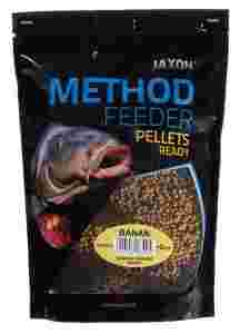 Pellet gotowy Jaxon Ready BANAN 500g method feeder karp lin karaś leszcz