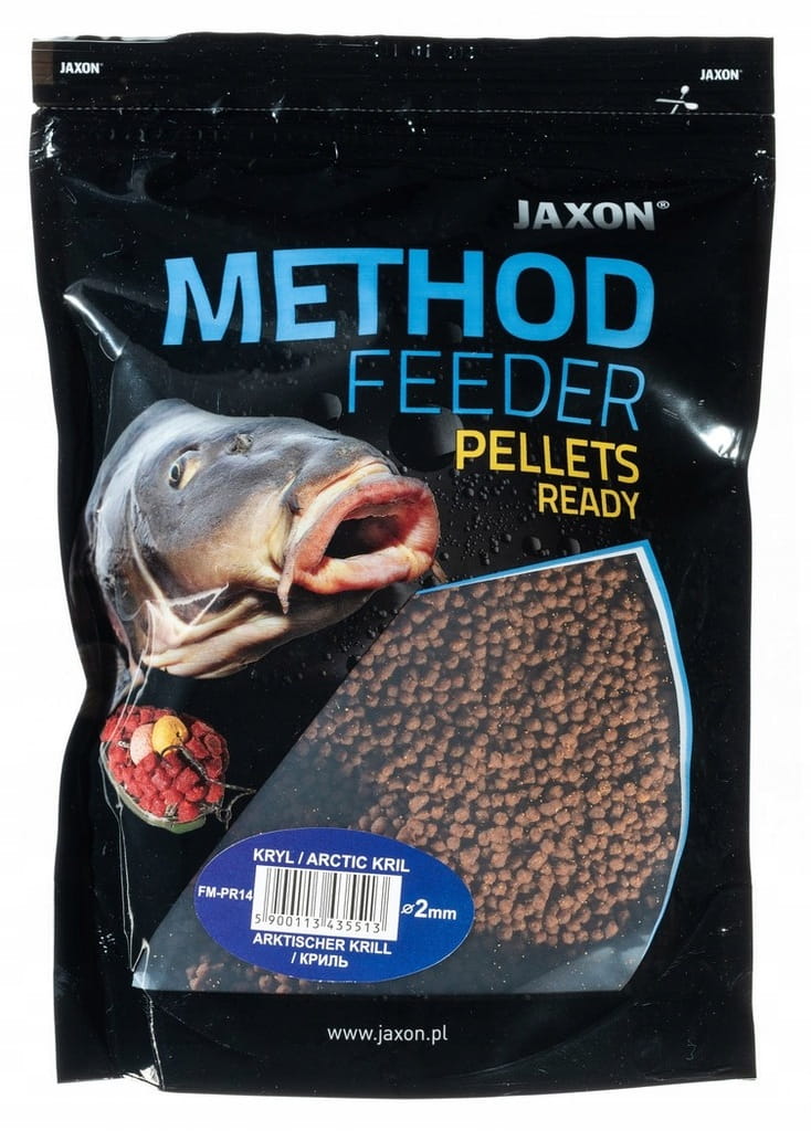 Pellet gotowy Jaxon Ready BANAN 500g method feeder karp lin karaś leszcz