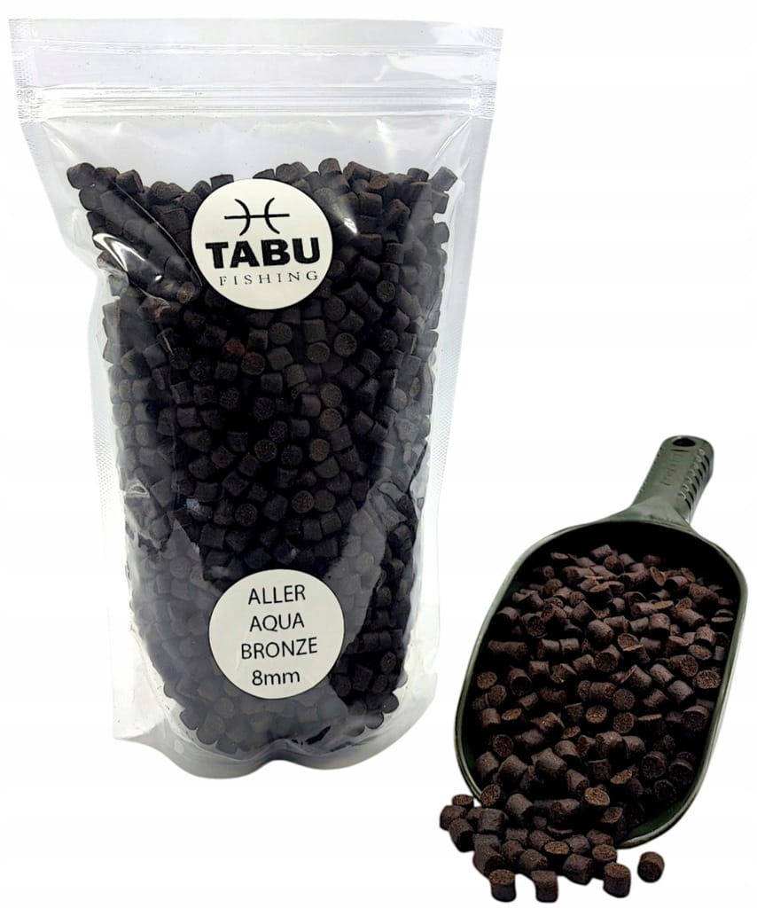 Aller Aqua BRONZE 8mm Pellet zanętowy wędkarski KARP JESIOTR method feeder