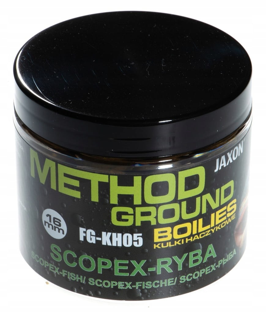 Kulki Proteinowe TRUSKAWKA 16mm Karpiowe Jaxon haczykowe 100G method ground