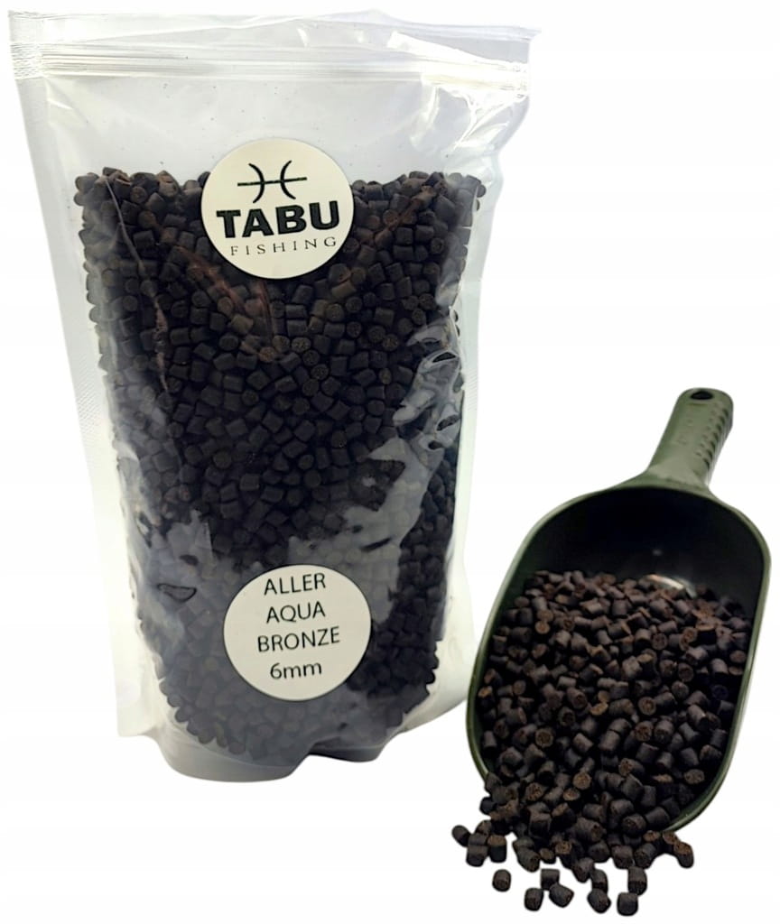 Aller Aqua Bronze 6mm 4kg Pellet zanętowy wędkarski + wiaderko 5L