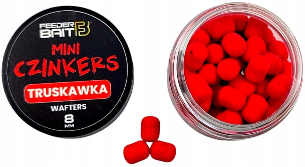Mini Czinkers TRUSKAWKA Feeder Bait 8mm wafters method feeder killer