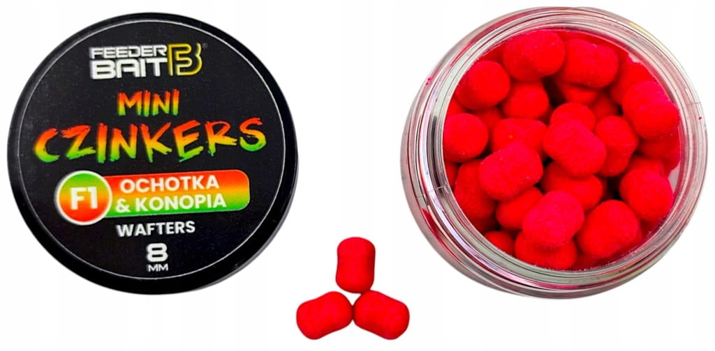 Mini Czinkers F1 OCHOTKA KONOPIA Feeder Bait 8mm wafters method feeder