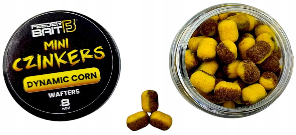 Mini Czinkers DYNAMIC CORN Feeder Bait 8mm wafters method feeder killer