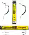 Przypony karpiowe hak nr2 25lbs 23cm ANTI BLOW OUT MIKADO plecionka miękka