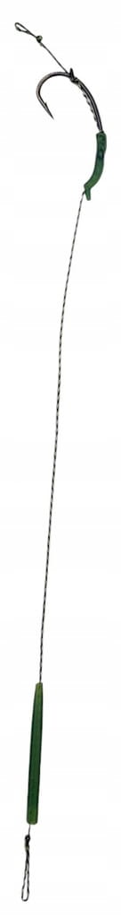 Przypony karpiowe hak nr4 25lbs 23cm ANTI BLOW OUT MIKADO plecionka miękka