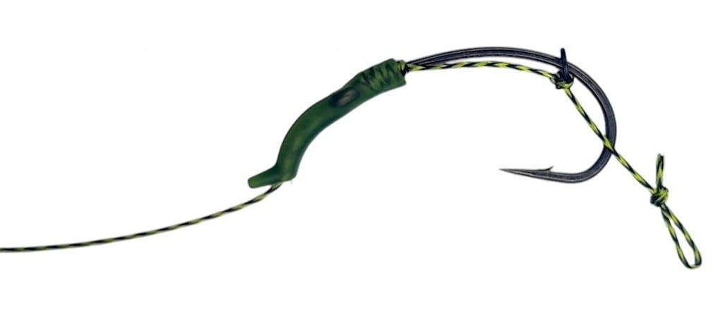 Przypony karpiowe hak nr6 25lbs 23cm ANTI BLOW OUT MIKADO plecionka miękka