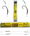 Przypony karpiowe hak nr4 25lbs 23cm UNIWERSAL RIG MIKADO plecionka miękka