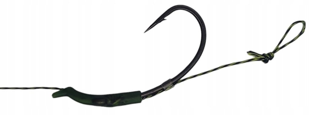 Przypony karpiowe hak nr4 25lbs 23cm UNIWERSAL RIG MIKADO plecionka miękka