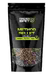Feeder Bait pellet 2mm Halibut GREEN BLACK RED method feeder