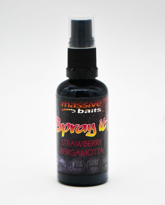 Massive Baits BOLSENA SQUID Spray dopalacz booster do kulek 50ml mocny
