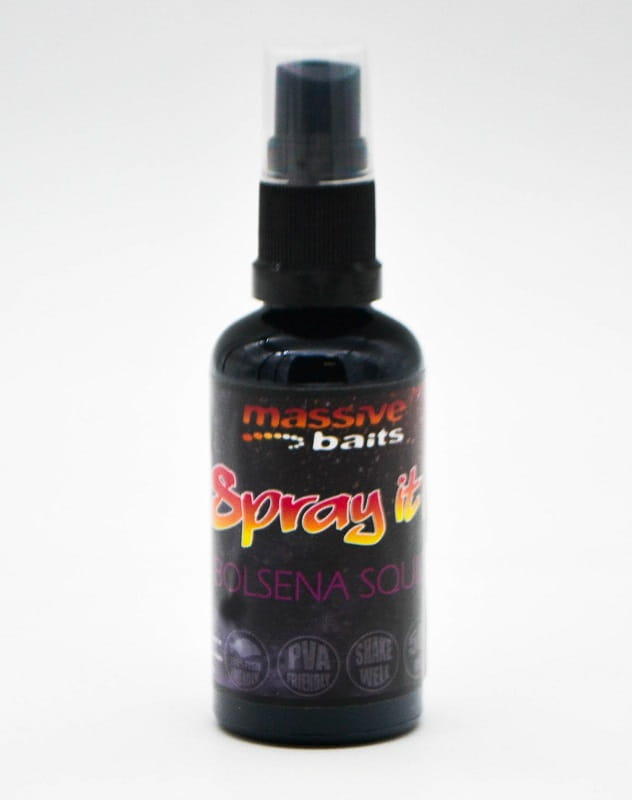 Massive Baits ORGANIC HEMP Spray dopalacz booster do kulek 50ml mocny