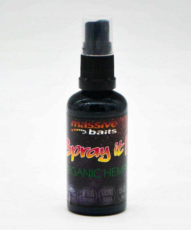 Massive Baits STRAWBERRY BERGAMOTTA Spray dopalacz booster do kulek 50ml