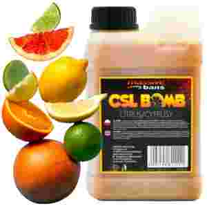 CSL boomb CITRUS Zalewa Booster Liquid karpiowy 1L MASSIVE BAITS