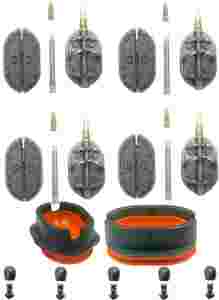 ZESTAW 4x Podajnik arc QTS 60g SZYBKOZŁĄCZKI + FOREMKA