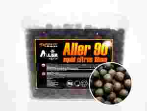 Kulki proteinowe 18mm Massive Baits ALLER 90 SQUID CITRUS 5kg + wiaderko