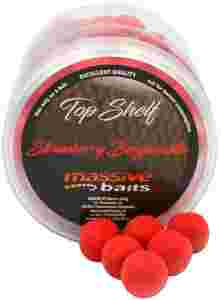 Kulki pop up Massive Baits STRAWBERRY BERGAMOTTA 14mm 200ml Special Pop Ups