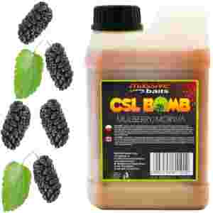 CSL boomb MULBERRY MORWA Zalewa Booster Liquid karpiowy 1L MASSIVE BAITS