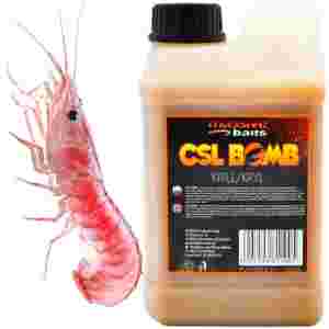 CSL boomb KRILL Zalewa Booster Liquid karpiowy 1L MASSIVE BAITS