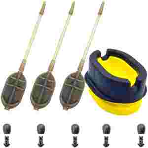 ZESTAW method feeder 3x Podajnik 20g SZYBKOZŁĄCZKA + FOREMKA