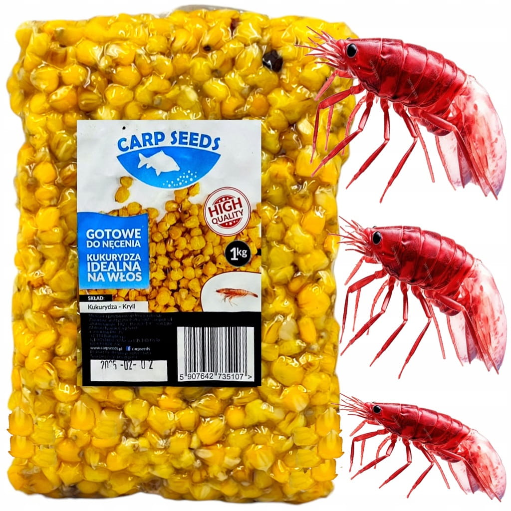Kukurydza naturalna ANANAS 1kg Carp Seeds gotowe ziarna wędkarskie