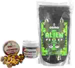 Osmo pellet ALIEN i MONSTER mini larwa wafters killer method feeder ZESTAW