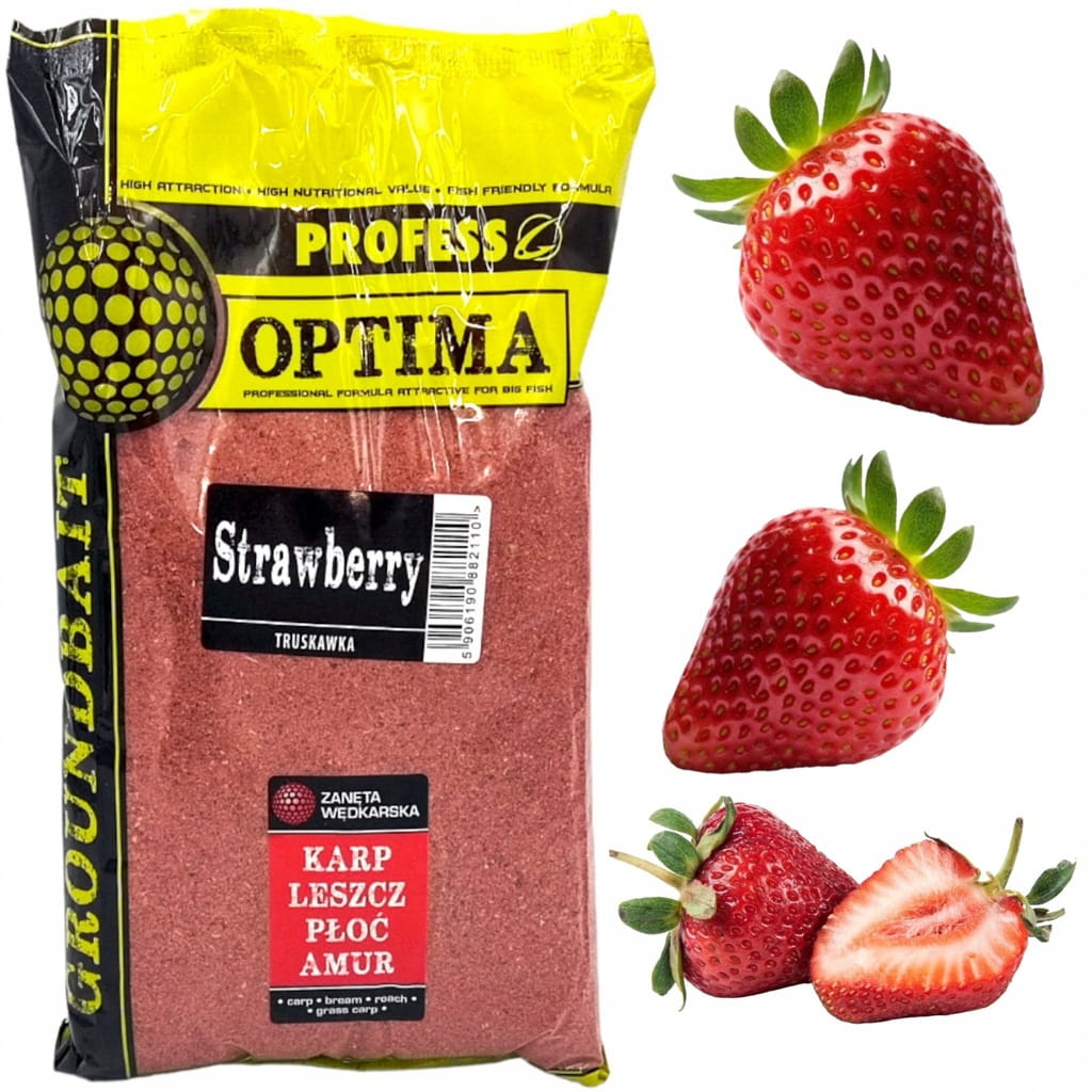 16x Zanęta wędkarska 1kg Profess Optima mix smaków ZESTAW 16kg