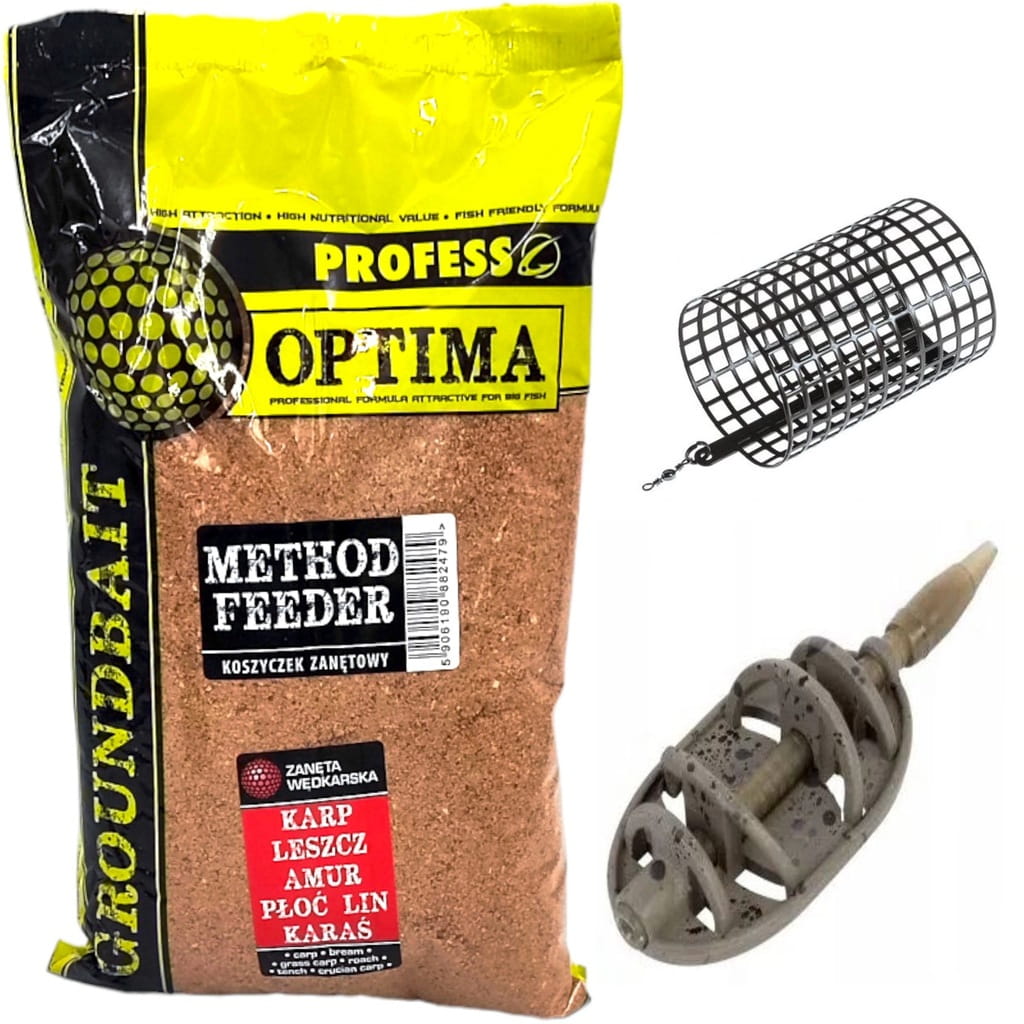16x Zanęta wędkarska 1kg Profess Optima mix smaków ZESTAW 16kg
