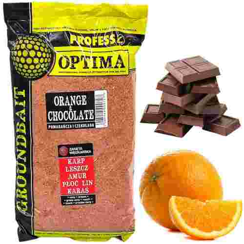 Zanęta wędkarska 1kg Profess Optima CZEKOLADA POMARAŃCZA feeder spławik