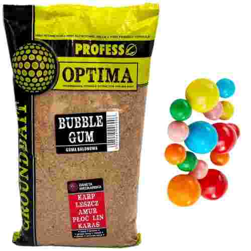 Zanęta wędkarska 1kg Profess Optima BUBBLE GUM feeder grunt spławik