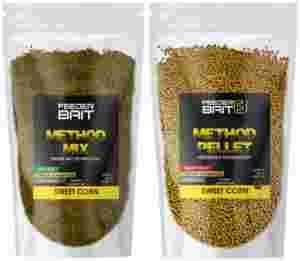 ZESTAW METHOD FEEDER BAIT Sweet Corn PELET ZANĘTA